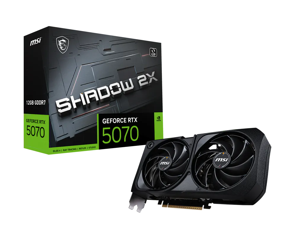 MSI GeForce RTX 5070 12G SHADOW 2X